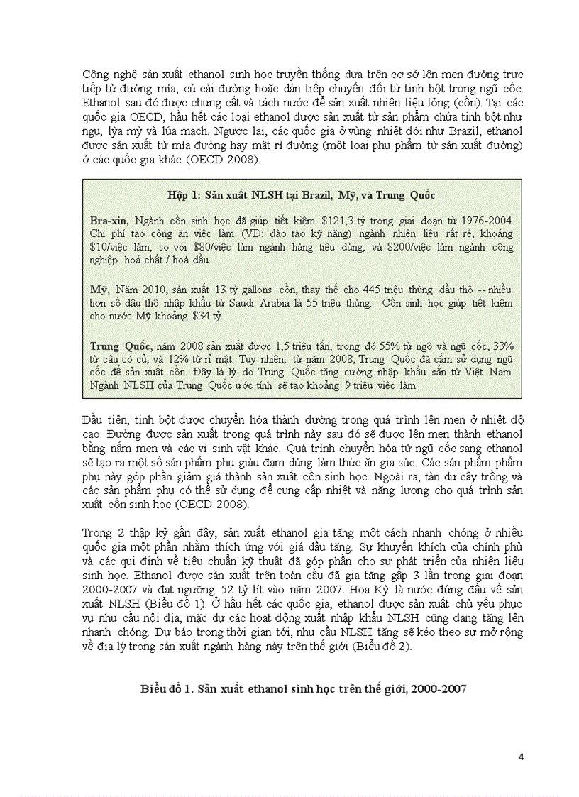 image for page Tổng quan phát triển nhiên liệu sinh học trên thế giới