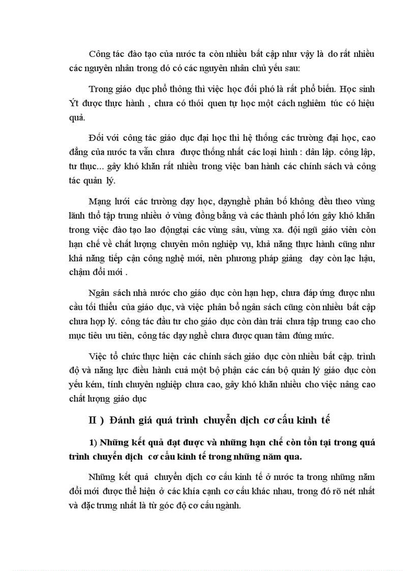 image for page Đánh giá thực trạng của đào tạo và phát triển nguồn nhân lực ở Việt Nam hiện nay