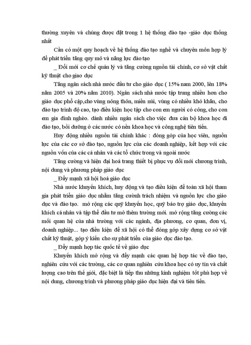 image for page Đánh giá thực trạng của đào tạo và phát triển nguồn nhân lực ở Việt Nam hiện nay