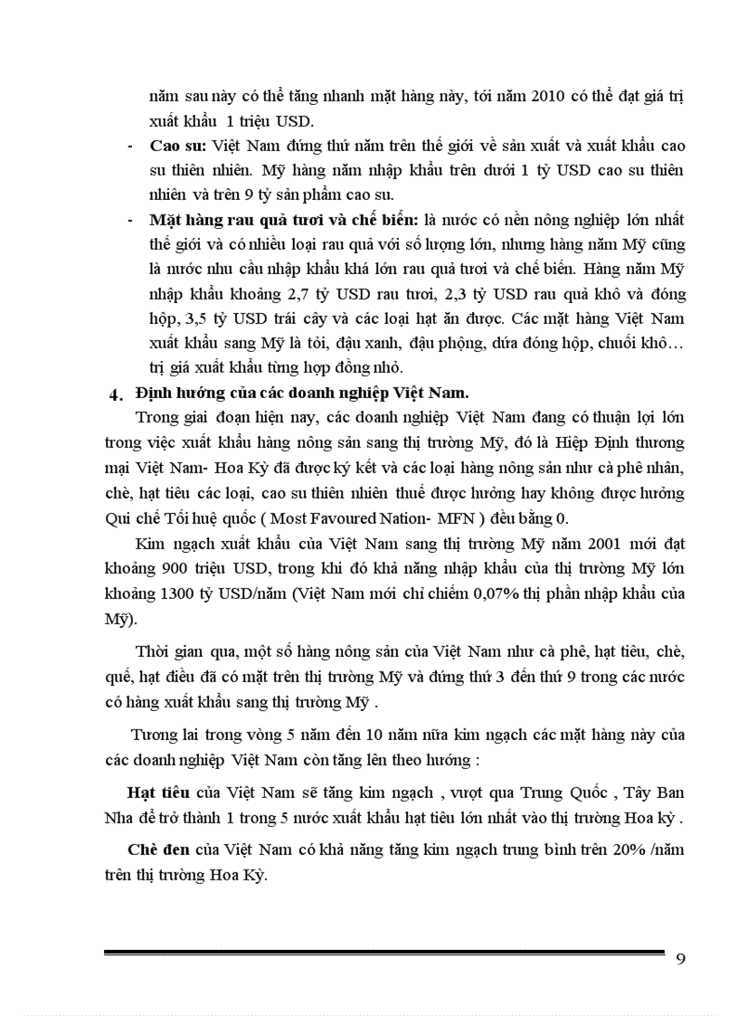 image for page Thực trạng và giải pháp nhằm đẩy mạnh xuất khẩu sản phẩm nông sản việt nam vào thị trường mỹ