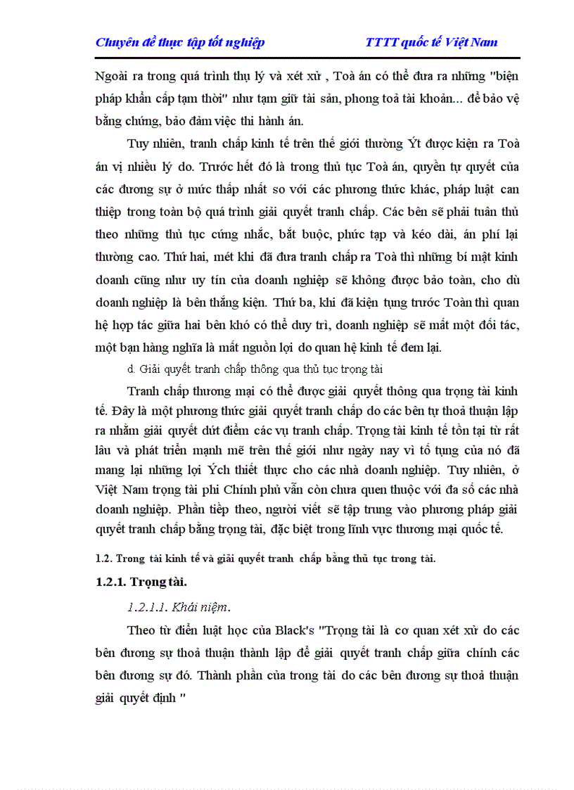 image for page Giải quyết các tranh chấp trong thương mại Quốc tế ở Việt Nam hiện nay 1