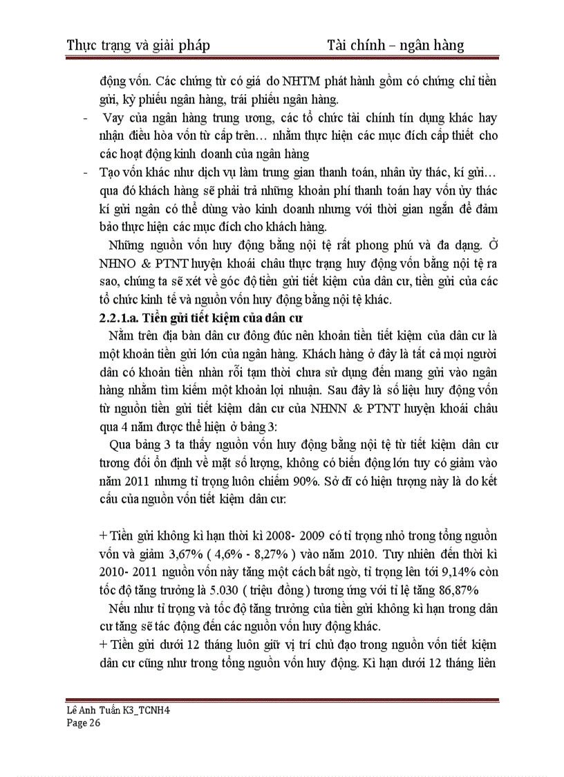 image for page Thực trạng huy động vốn tại phòng giao dịch nhno và ptnt huyện khoái châu 1