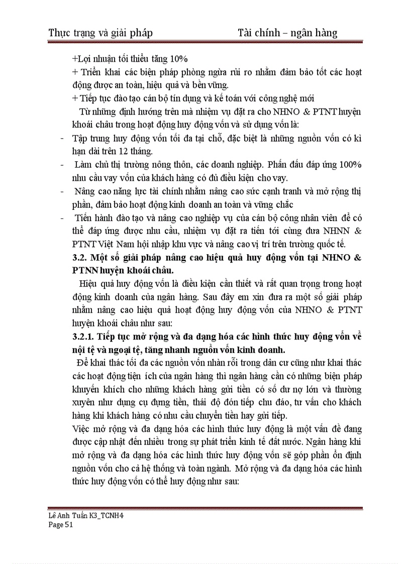 image for page Thực trạng huy động vốn tại phòng giao dịch nhno và ptnt huyện khoái châu 1