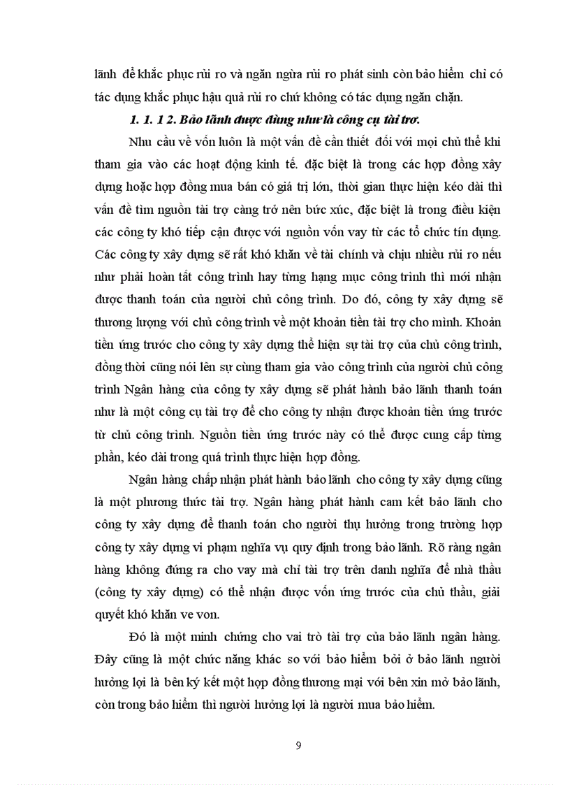 image for page Thực trạng hoạt động bảo lãnh tại ngân hàng tmcp công thương chi nhánh tây hà nội