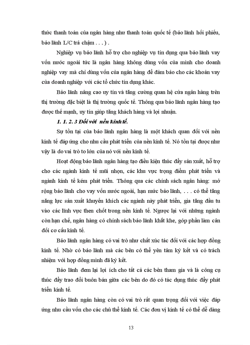 image for page Thực trạng hoạt động bảo lãnh tại ngân hàng tmcp công thương chi nhánh tây hà nội