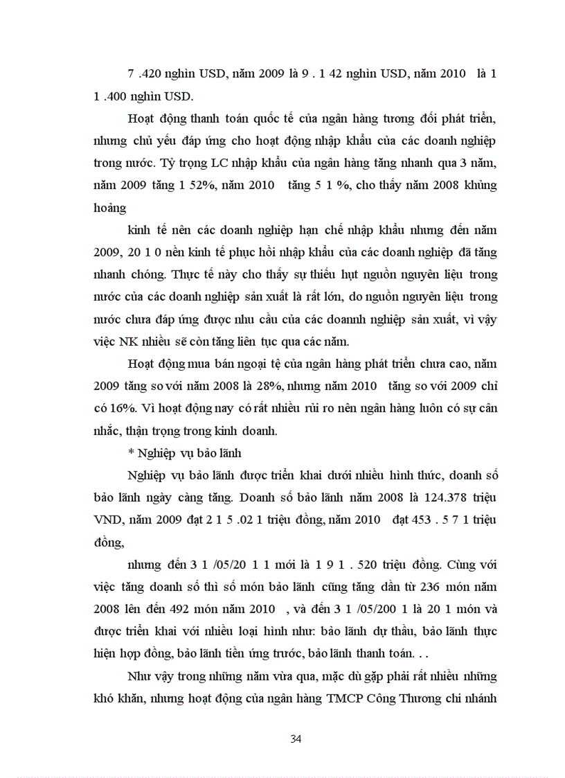 image for page Thực trạng hoạt động bảo lãnh tại ngân hàng tmcp công thương chi nhánh tây hà nội