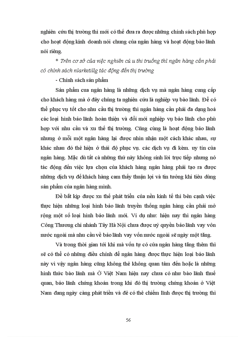 image for page Thực trạng hoạt động bảo lãnh tại ngân hàng tmcp công thương chi nhánh tây hà nội