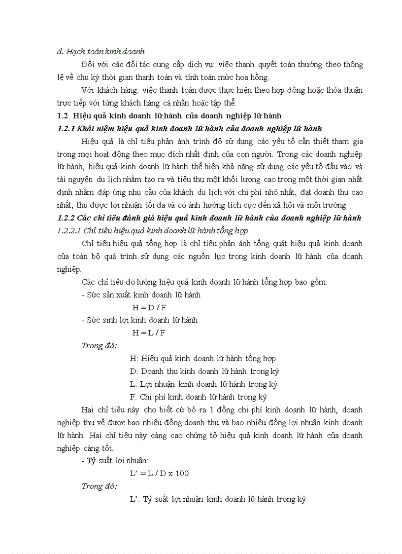 image for page Giải pháp nâng cao hiệu quả kinh doanh lữ hành tại Công ty cổ phần Đầu tư Xây dựng và Phát triển Du lịch Việt Nam Hà Nội 1