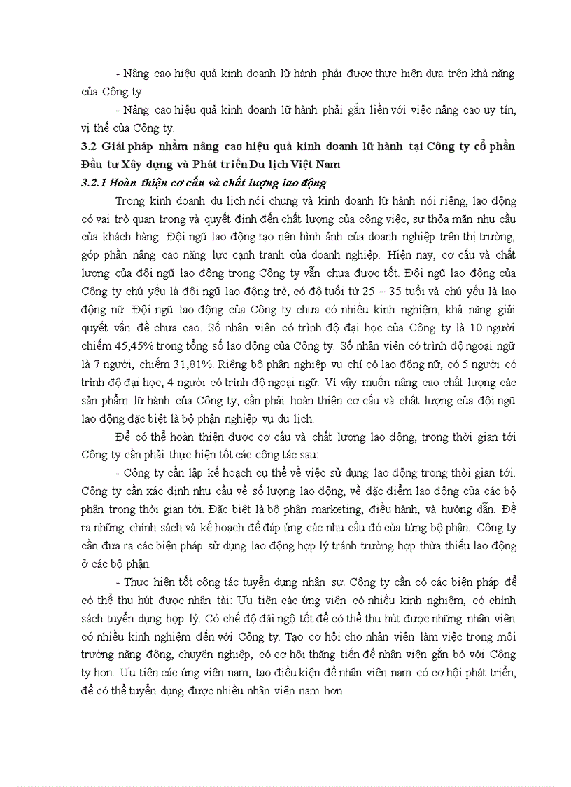 image for page Giải pháp nâng cao hiệu quả kinh doanh lữ hành tại Công ty cổ phần Đầu tư Xây dựng và Phát triển Du lịch Việt Nam Hà Nội 1