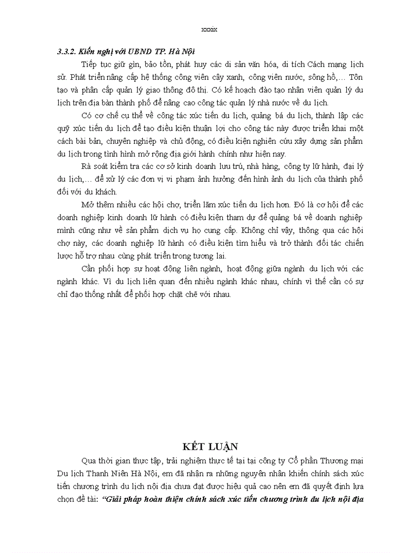 image for page Thực trạng chính sách xúc tiến chương trình du lịch nội địa của công ty cổ phần thương mại du lịch thanh niên hà nội hyt travel