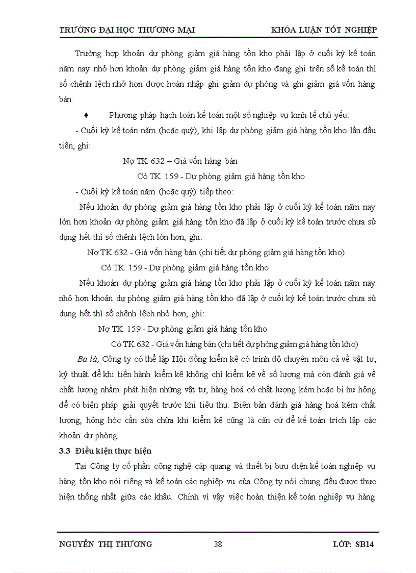 image for page Kế toán hàng cáp quang tồn kho tại Công ty Cổ phần Công nghệ Cáp quang và Thiết bị bưu điện TFP