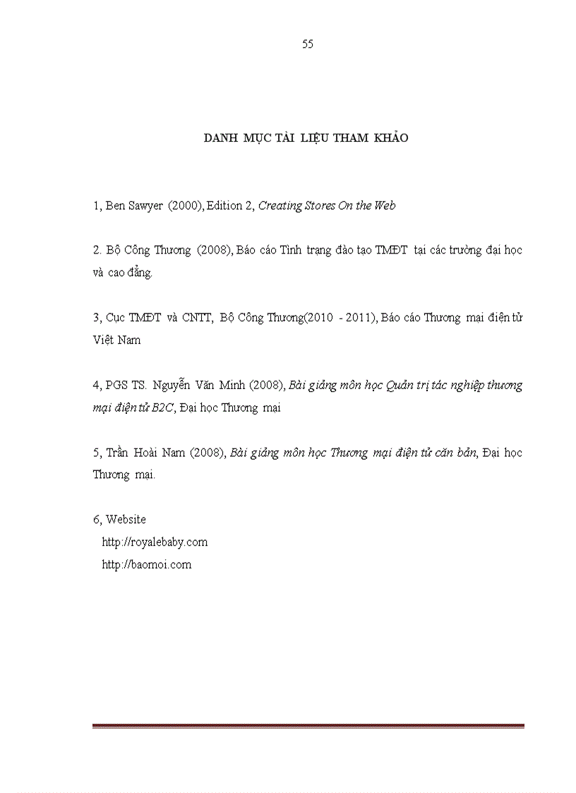 image for page Hoàn thiện mô hình bán lẻ trực tuyến mặt hàng giày dép tại website www royalebaby com của công ty CPTM Ban Mai Xanh