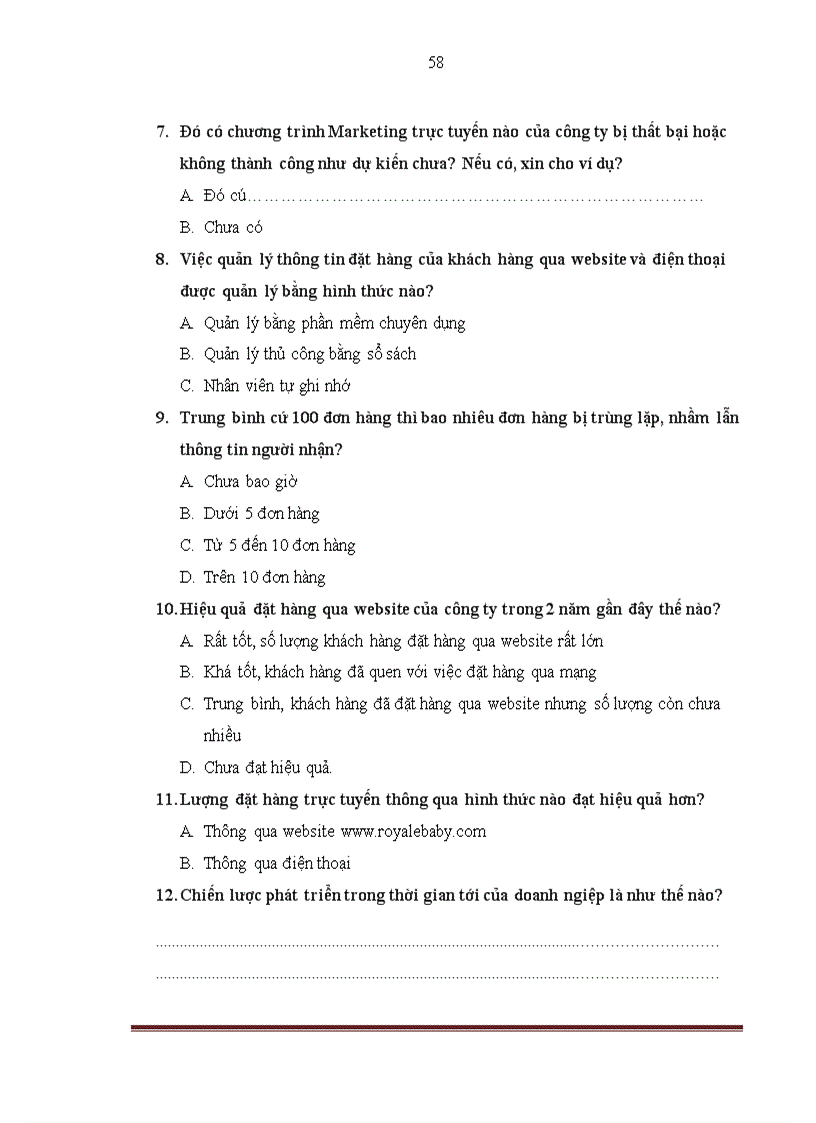 image for page Hoàn thiện mô hình bán lẻ trực tuyến mặt hàng giày dép tại website www royalebaby com của công ty CPTM Ban Mai Xanh