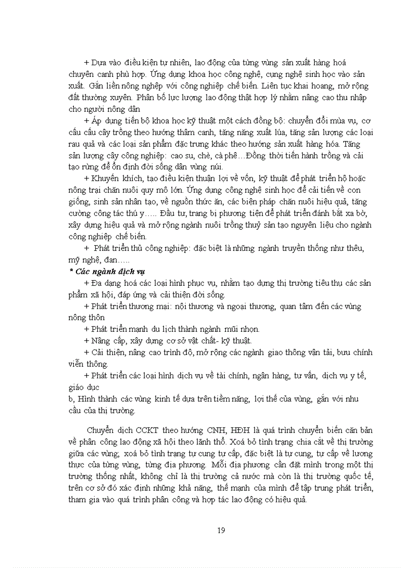 image for page Thực tiễn đất nước ta trong việc chuyển dịch cơ cấu kinh tế thực hiện mục tiêu CNH HĐH