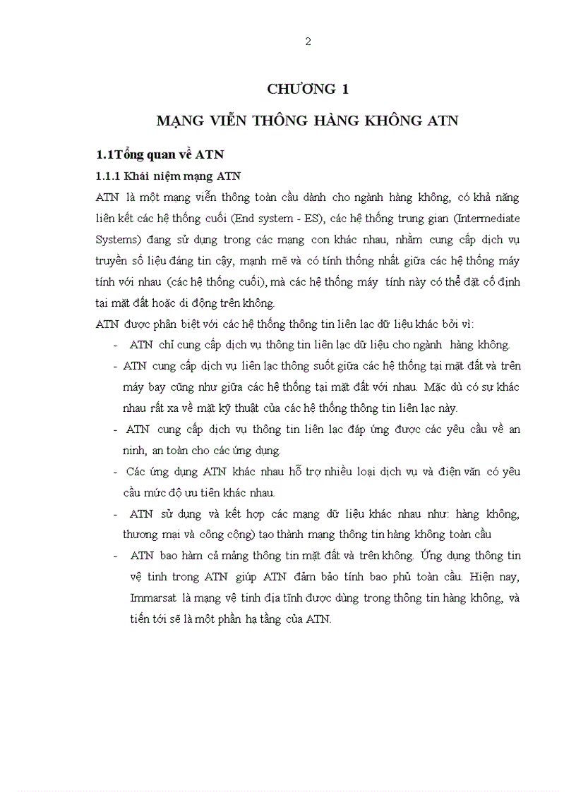 image for page Nghiên cứu phương án triễn khai AMHS mạng ATN trong hệ thống CNS ATM của Tổng công ty quản lý bay Việt Nam