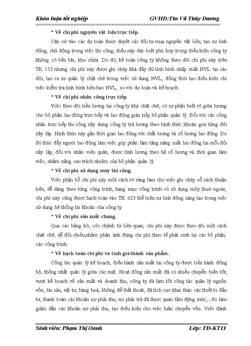 image for page Kế toán tập hợp chi phí sản xuất và tính giá thành sản phẩm xây lắp tại Công ty TNHH Tư vấn và xây dựng Thanh Bình
