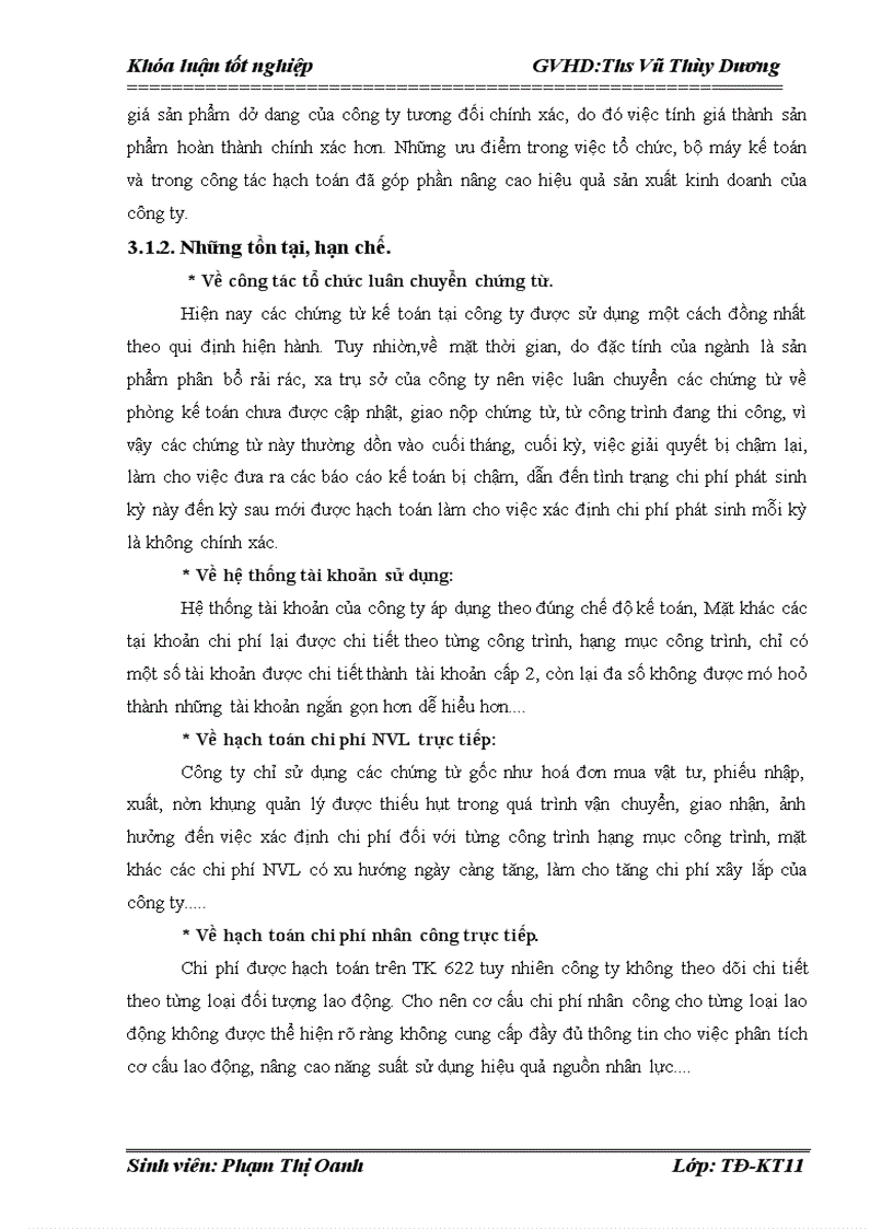 image for page Kế toán tập hợp chi phí sản xuất và tính giá thành sản phẩm xây lắp tại Công ty TNHH Tư vấn và xây dựng Thanh Bình