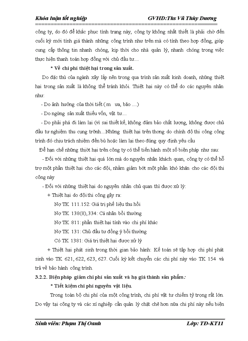 image for page Kế toán tập hợp chi phí sản xuất và tính giá thành sản phẩm xây lắp tại Công ty TNHH Tư vấn và xây dựng Thanh Bình