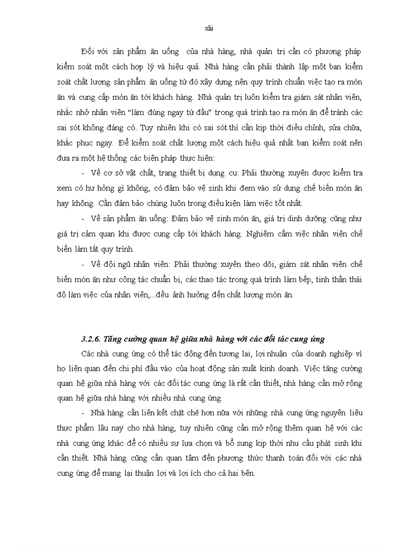 image for page Giải pháp nâng cao chất lượng sản phẩm ăn uống tại Nhà hàng quán cá Thùy Linh tại Công ty TNHH TM DV Thùy Linh Hà Nội