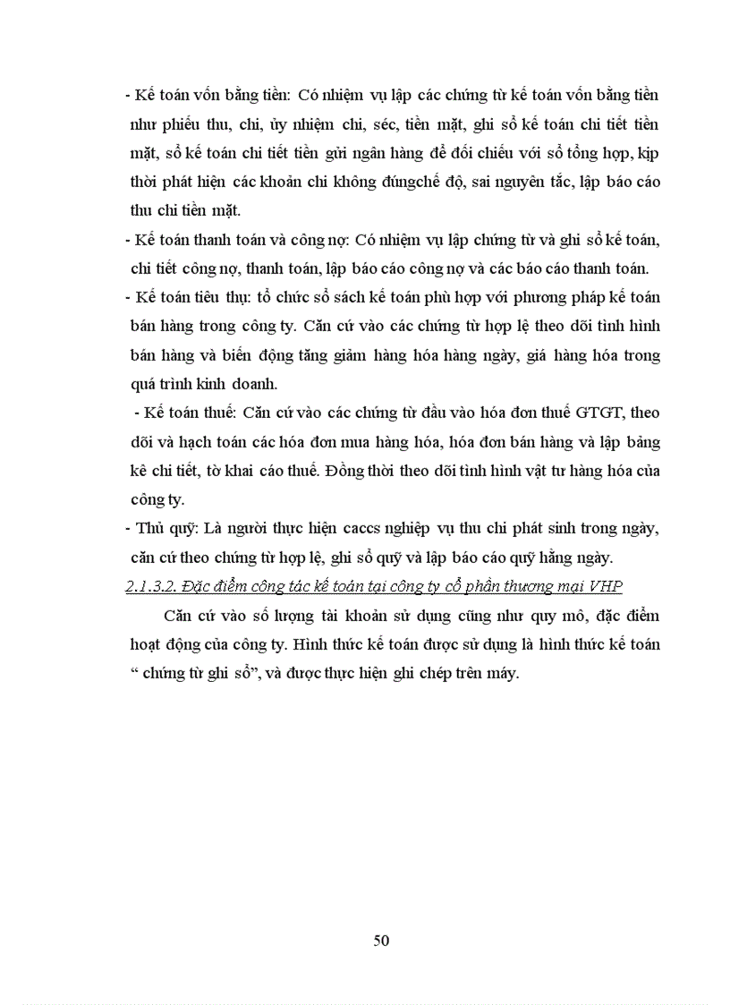 image for page Hoàn thiện công tác kế toán bán hàng và xác định kết quả kinh doanh tại công ty Cổ phần Thương mại VHP