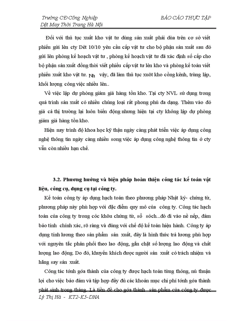 image for page Kế toán NVL CCDC và tình hình quản lý sử dụng NVL CCDC