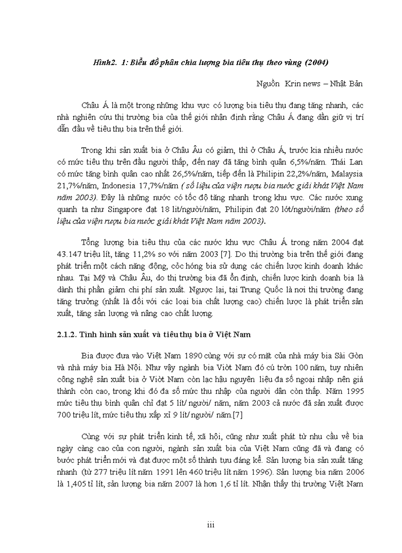 image for page Khảo sát quy trình sản xuất bia hơi tại Công ty Cổ phần bia Hà Nội Hải Dương