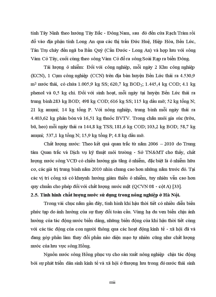 image for page Đánh giá chất lượng nước sử dụng trong sản xuất rau vụ đông xuân tại xã Đặng Xá Gia Lâm Hà Nội 1