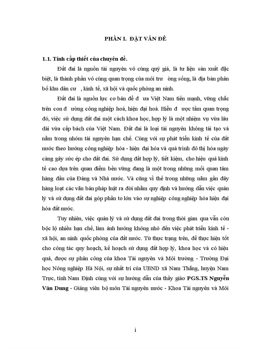 image for page Đánh giá hiện trạng sử dụng đất xã Nam Thắng huyện Nam Trực tỉnh Nam Định