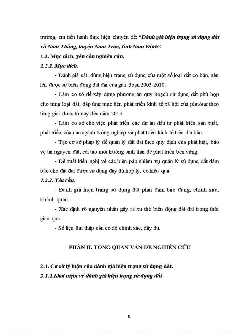 image for page Đánh giá hiện trạng sử dụng đất xã Nam Thắng huyện Nam Trực tỉnh Nam Định