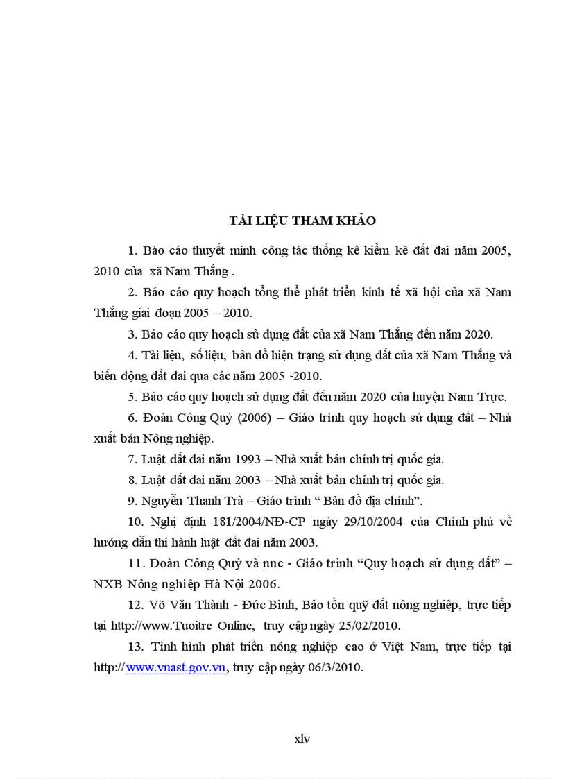 image for page Đánh giá hiện trạng sử dụng đất xã Nam Thắng huyện Nam Trực tỉnh Nam Định