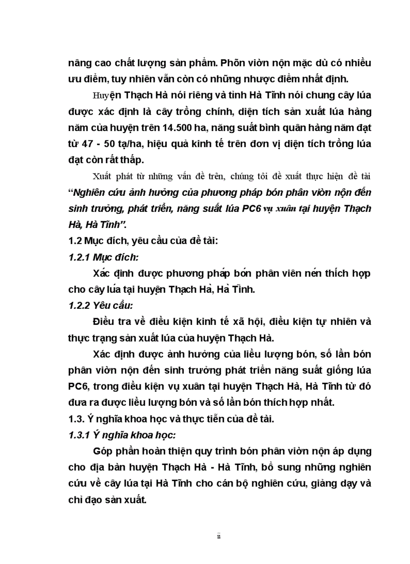 image for page Nghiên cứu ảnh hưởng của phương pháp bón phân viên nén đến sinh trưởng phát triển năng suất lúa pc6 vụ xuân tại huyện thạch hà hà tĩnh