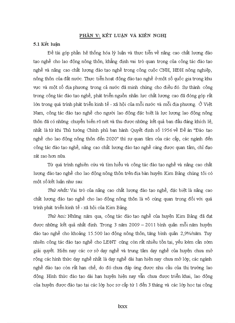 image for page Nâng cao chất lượng đào tạo nghề cho lao động nông thôn huyện Kim Bảng tỉnh Hà Nam