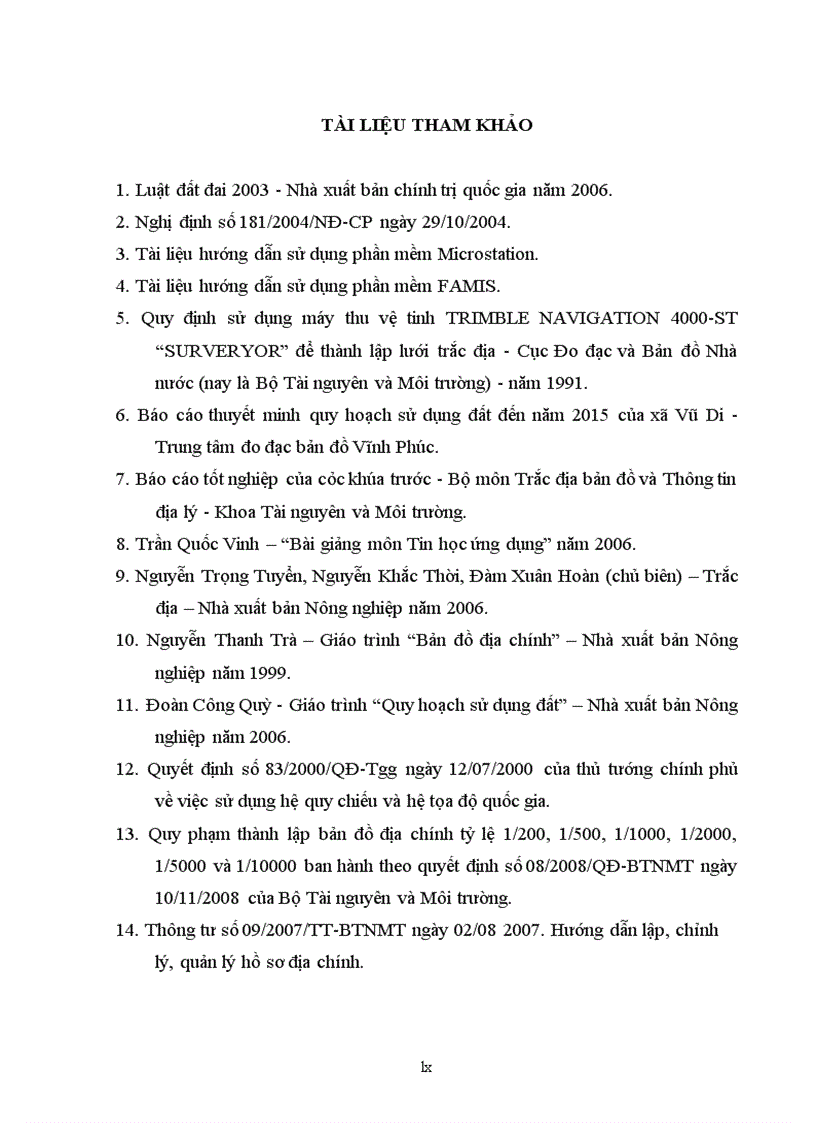 image for page Ứng dụng phần mềm FAMIS thành lập bản địa chính xã Vũ Di huyện Vĩnh Tường tỉnh Vĩnh Phúc