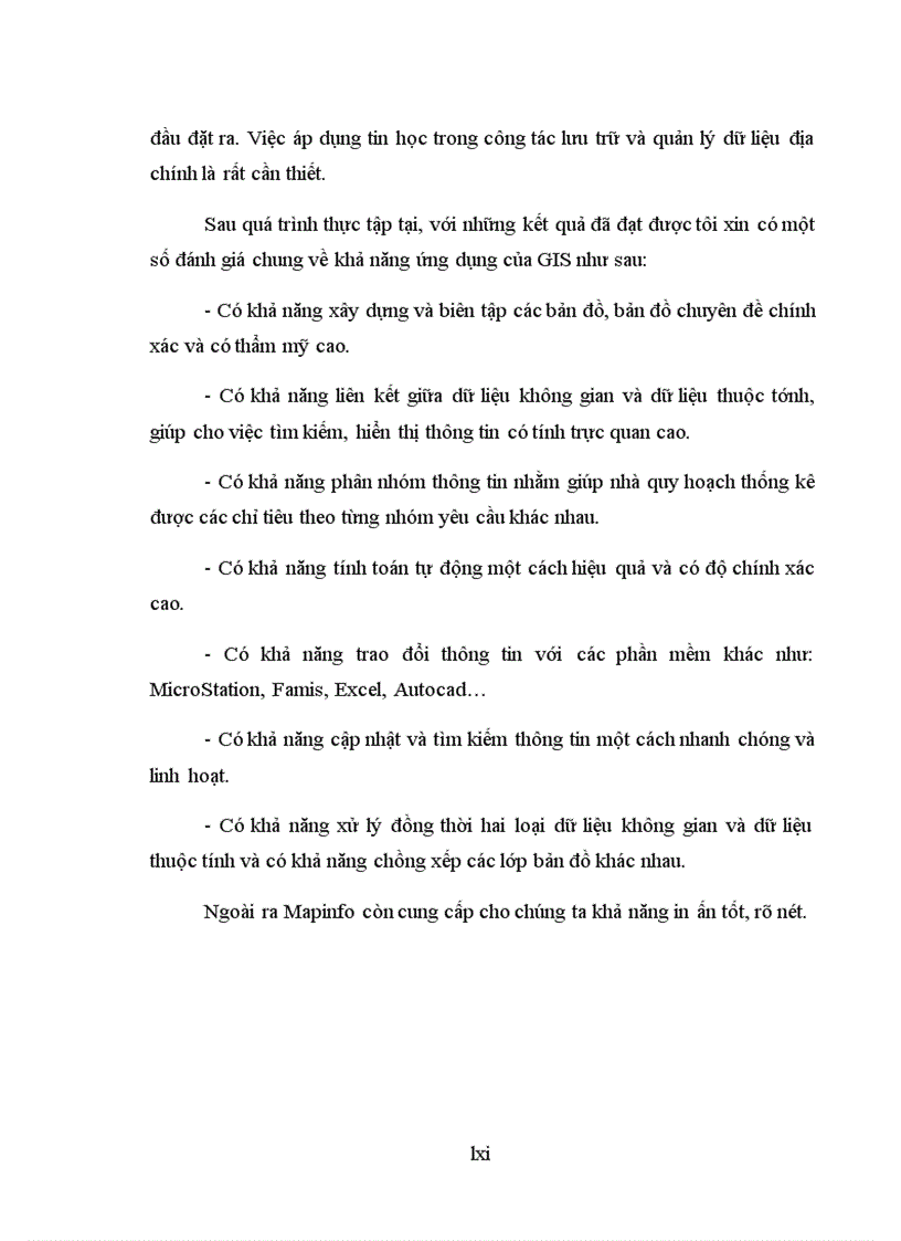 image for page Ứng dụng công nghệ GIS xây dựng cơ sở dữ liệu đất đai phục vụ công tác quy hoạch sử dụng đất xã Mỹ Thuận Huyện Tân Sơn Tỉnh Phú Thọ