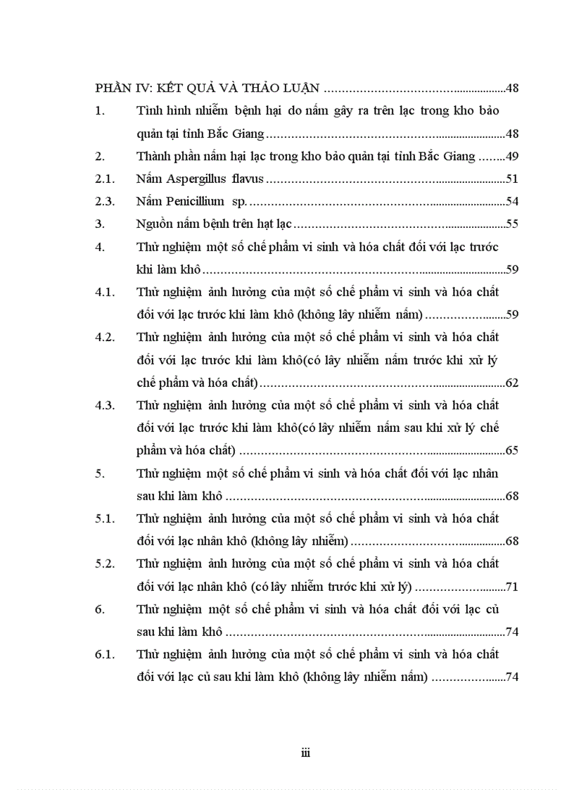 image for page Nghiên cứu sử dụng một số chế phẩm vi sinh và hóa chất để phòng chống bệnh hại chính do nấm gây ra trên nguyên liệu lạc trong kho bảo quản tại tỉnh Bắc Giang