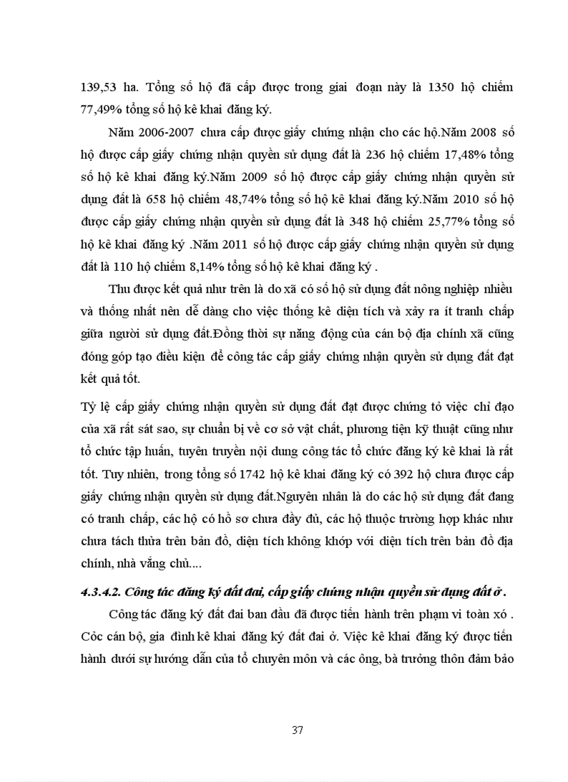 image for page Tìm hiểu công tác đăng ký đất đai cấp giấy chứng nhận quyền sử dụng đất lập hồ sơ địa chính tại xã Bình Phú huyện Thạch Thất TP Hà Nội giai đoạn 2006 201 1