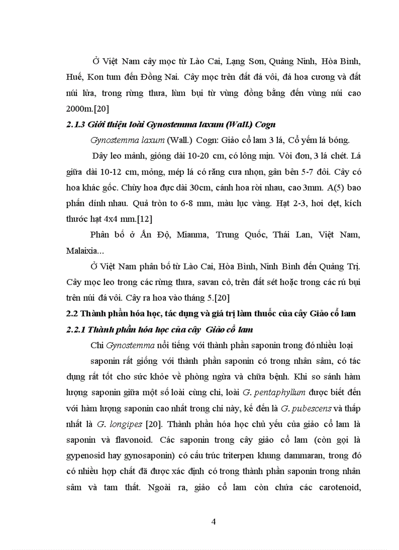 image for page Bước đầu nghiên cứu đặc điểm thực vật học của một số mẫu giống Giảo Cổ Lam Gynostemma pentaphyllum thu thập tại SaPa Lào Cai