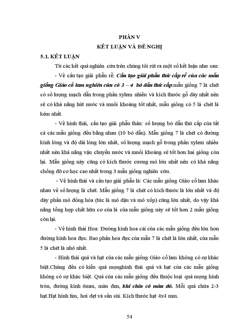 image for page Bước đầu nghiên cứu đặc điểm thực vật học của một số mẫu giống Giảo Cổ Lam Gynostemma pentaphyllum thu thập tại SaPa Lào Cai