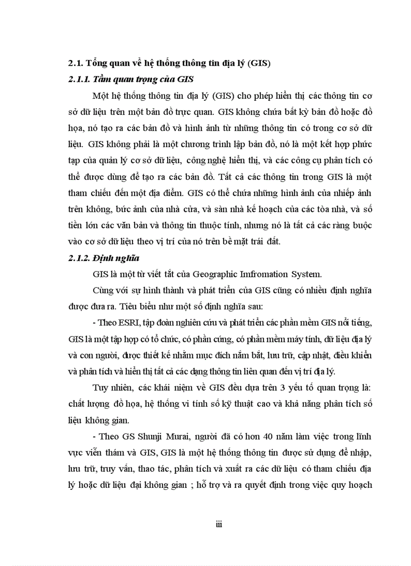 image for page Ứng dụng GIS xây dựng cơ sở dữ liệu đất đai phục vụ quy hoạch sử dụng đất xã Trung Đồng huyện Tân Uyên tỉnh Lai Châu