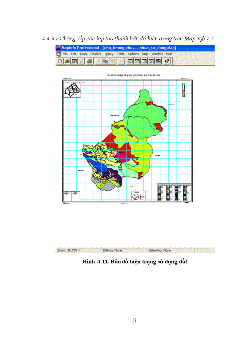 image for page Ứng dụng GIS xây dựng cơ sở dữ liệu đất đai phục vụ quy hoạch sử dụng đất xã Trung Đồng huyện Tân Uyên tỉnh Lai Châu