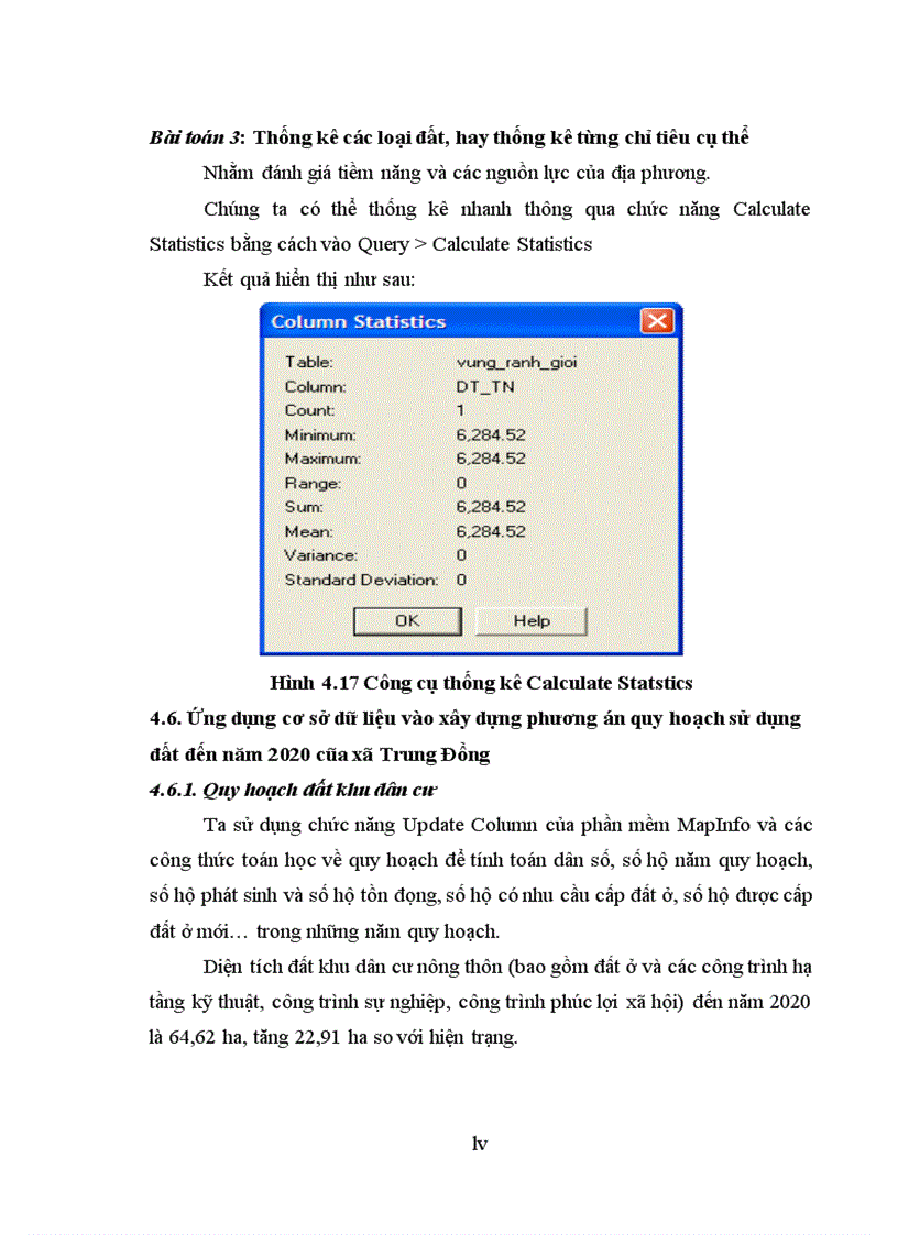 image for page Ứng dụng GIS xây dựng cơ sở dữ liệu đất đai phục vụ quy hoạch sử dụng đất xã Trung Đồng huyện Tân Uyên tỉnh Lai Châu