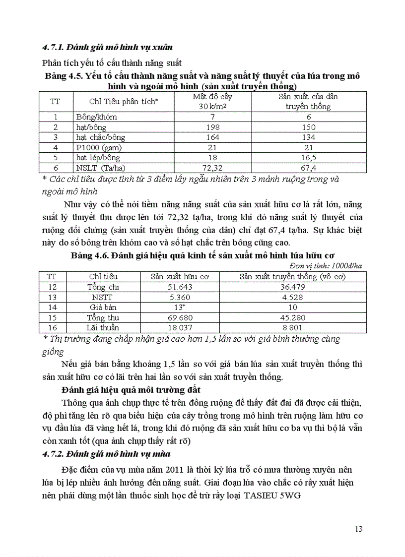image for page Nghiên cứu sử dụng phân bón hữu cơ vi sinh và thuốc bảo vệ thực vật sinh học cho sản xuất lúa hữu cơ tại Hà Nội 1
