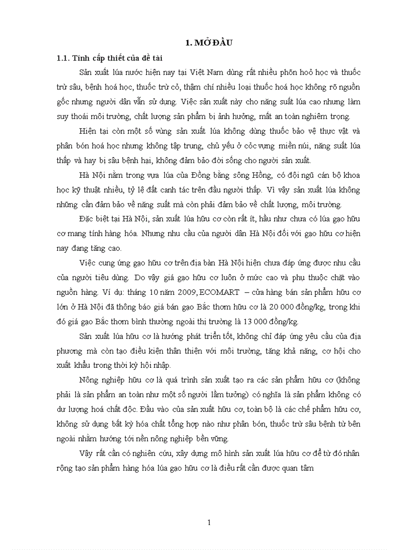 image for page Nghiên cứu sử dụng phân bón hữu cơ vi sinh và thuốc bảo vệ thực vật sinh học cho sản xuất lúa hữu cơ tại Hà Nội 4