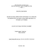 Đánh giá đặc điểm nông sinh học của một số tổ hợp đu đủ lai mới và hai dòng bố mẹ của tổ hợp lai VNĐĐ10