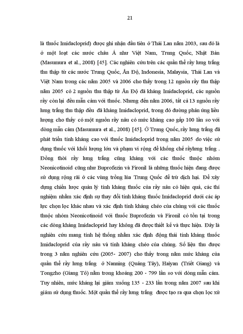 image for page Đánh giá tính kháng thuốc của rầy lưng trắng Sogatella furcifera Horvath trong vụ xuân năm 2011 tại Hà Nội 1