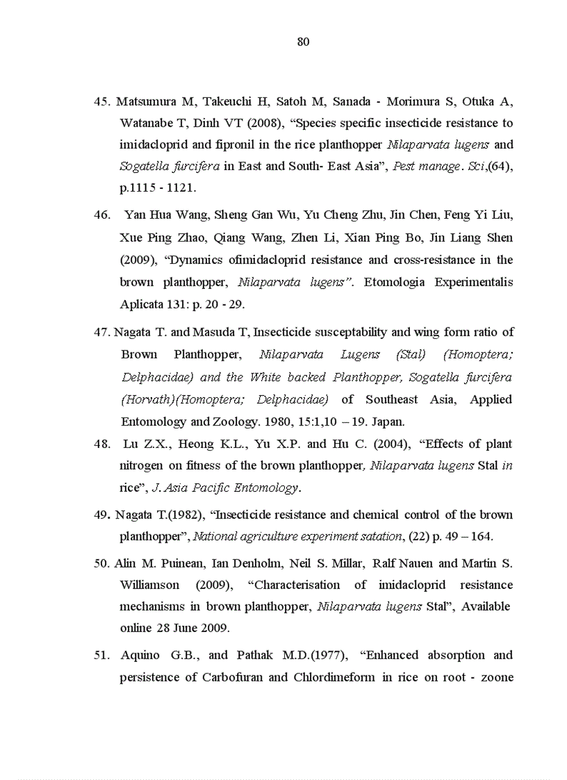 image for page Đánh giá tính kháng thuốc của rầy lưng trắng Sogatella furcifera Horvath trong vụ xuân năm 2011 tại Hà Nội