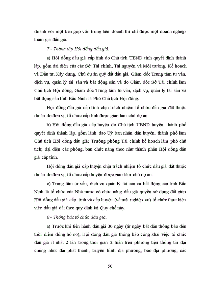 image for page Đánh giá công tác đấu giá quyền sử dụng đất ở một số dự án trên địa bàn thành phố Bắc Ninh tỉnh Bắc Ninh