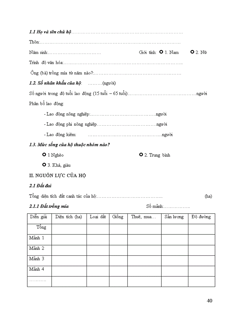 image for page Tìm hiểu thực trạng sản xuất mía nguyên liệu của các hộ nông dân tại xã Tuân Lộ huyện Sơn Dương tỉnh Tuyên Quang 1