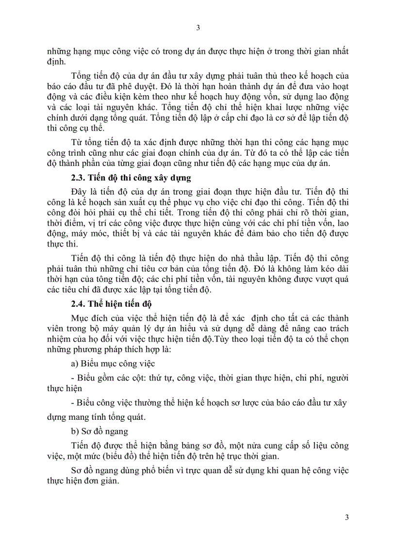 image for page Quản lý tiến độ của dự án đầu tư xây dựng công trình