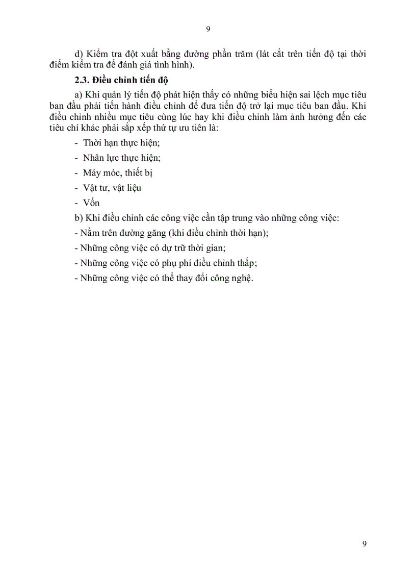 image for page Quản lý tiến độ của dự án đầu tư xây dựng công trình